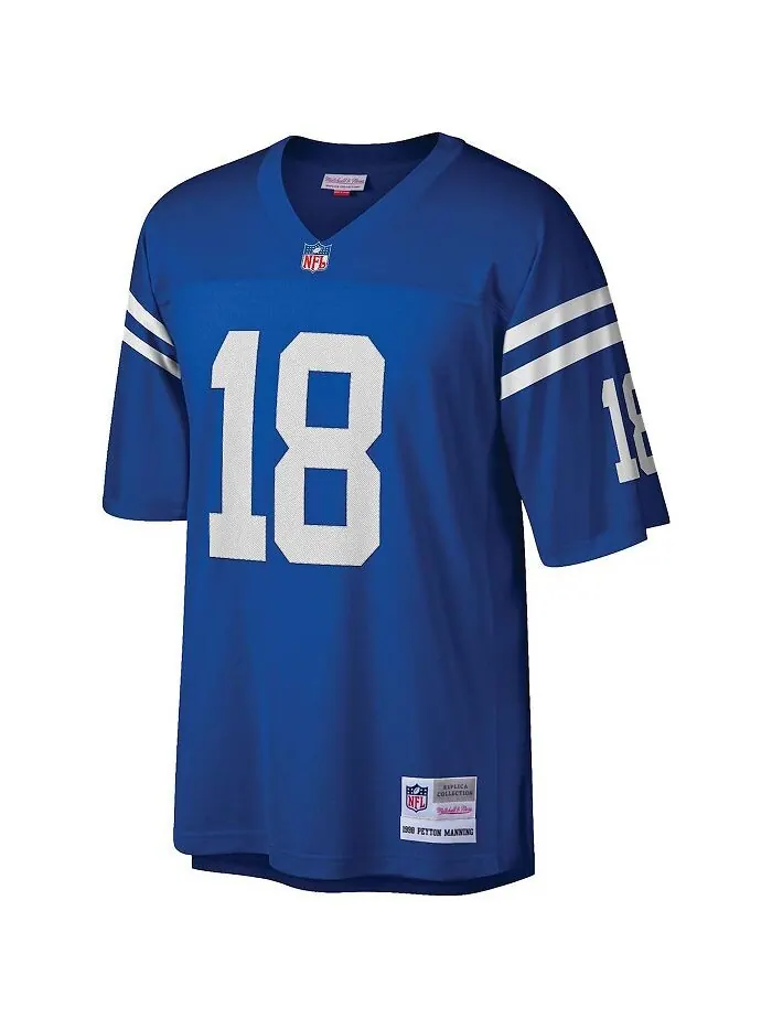 Мужская футболка Peyton Manning Royal Indianapolis Colts Big and Tall 1998 года, реплика вышедшего — изображение 3 из 3