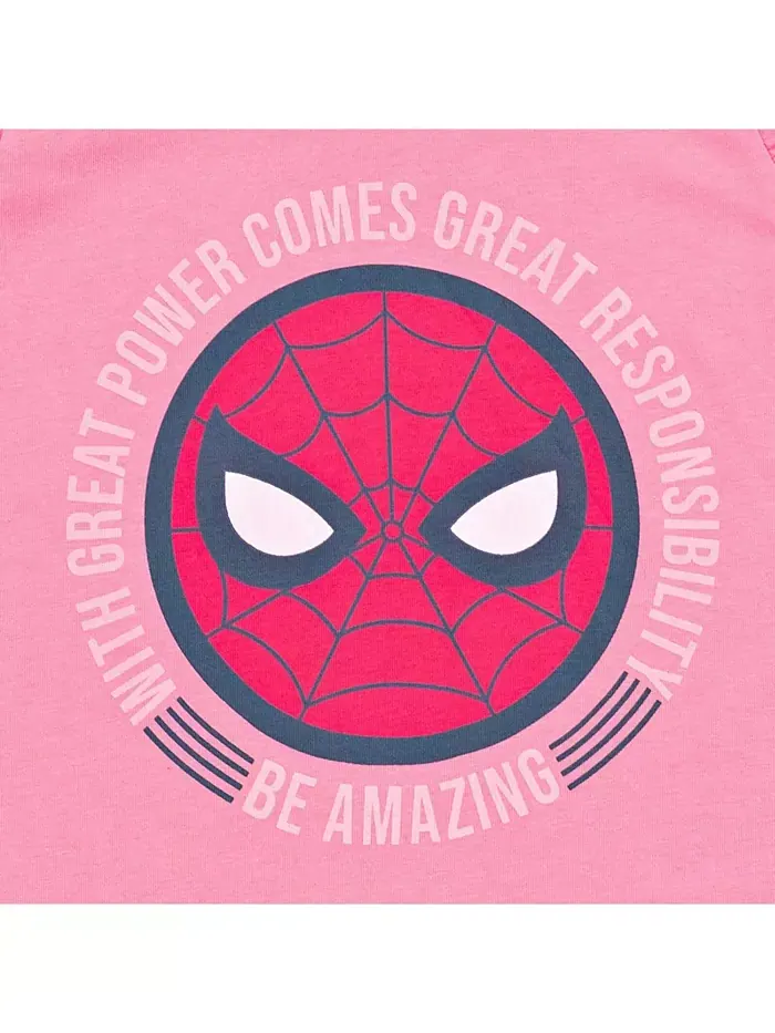 Детский комплект для девочек SPIDERMAN "Spidey and His Amazing Friends": топ и шорты из мягкого — изображение 6 из 9
