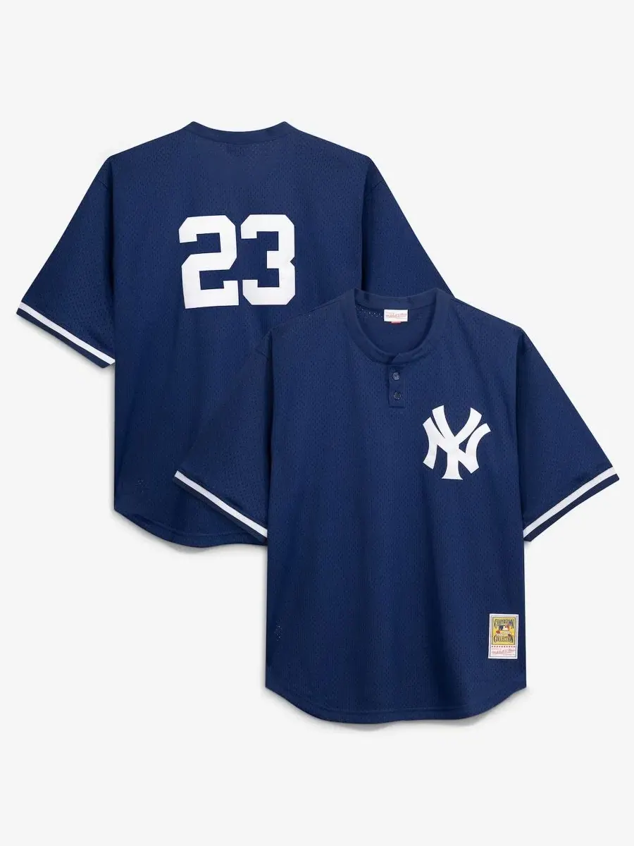 Мужская бейсбольная джерси Mitchell & Ness Don Mattingly Cooperstown Collection Mesh Batting — изображение 1 из 3