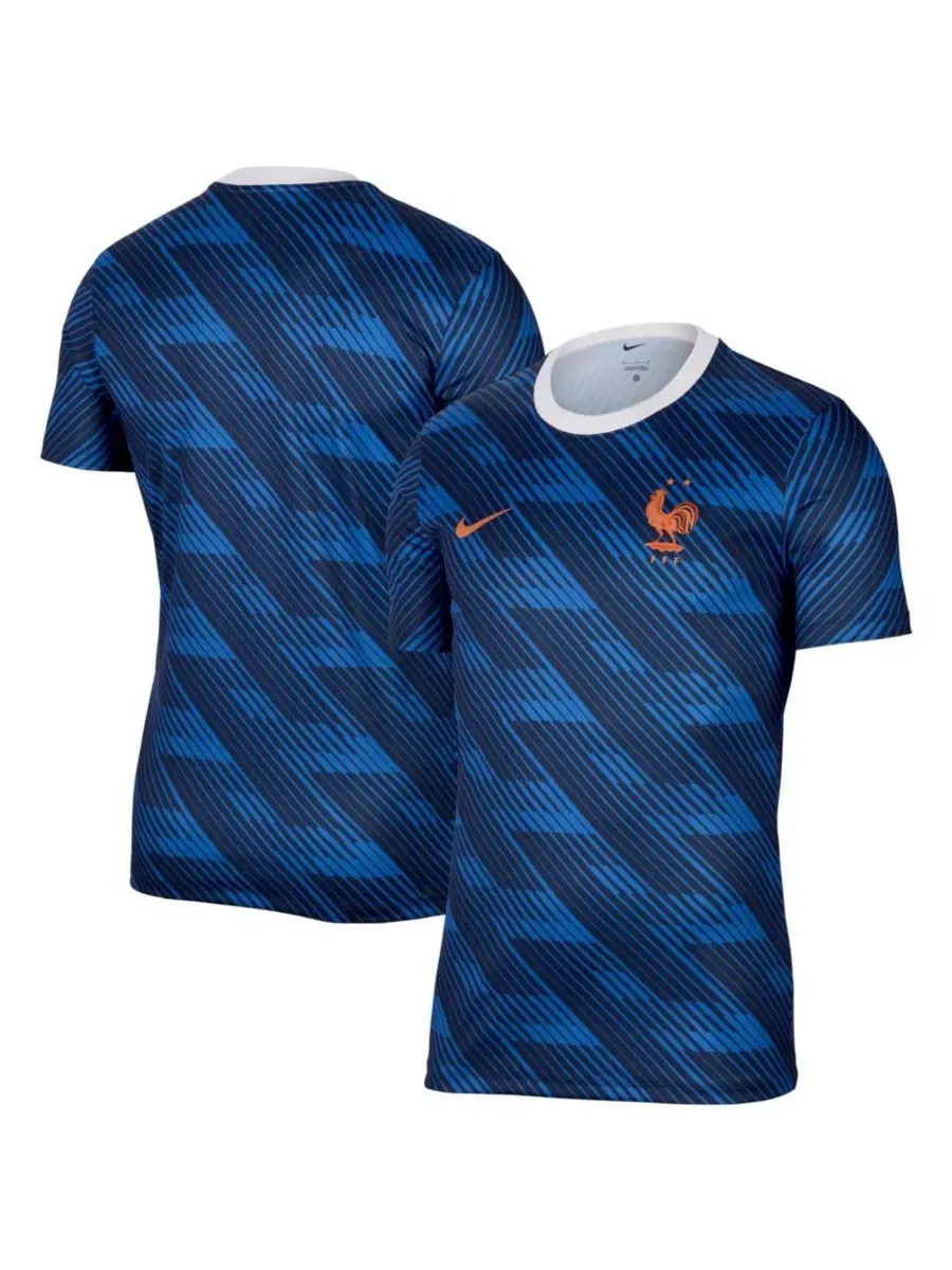 Футболка Nike France National Team Home Sublimated Dri-FIT — изображение 1 из 4, синий