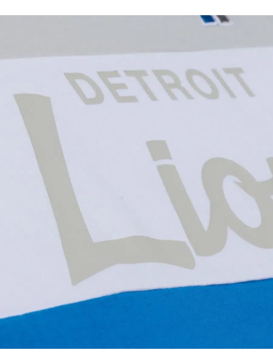 Майка-безрукавка Detroit Lions Head Coach Mitchell & Ness — изображение 4 из 5, синий серебристый