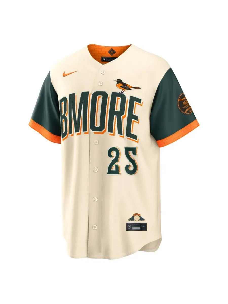 Джерси с коротким рукавом Pete Alonso Natural Baltimore Orioles 2026 City Connect Stadium Nike — изображение 2 из 7