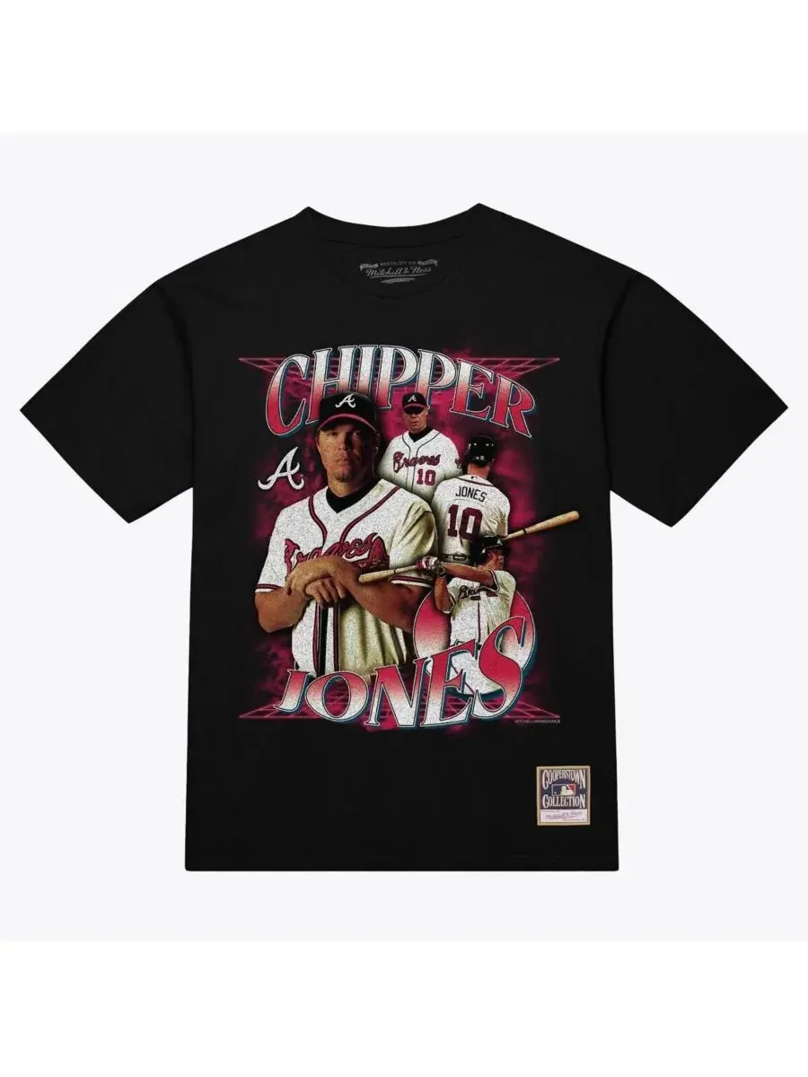 Футболка Chipper Jones Legendary Collage Mitchell & Ness — изображение 1 из 2, черный