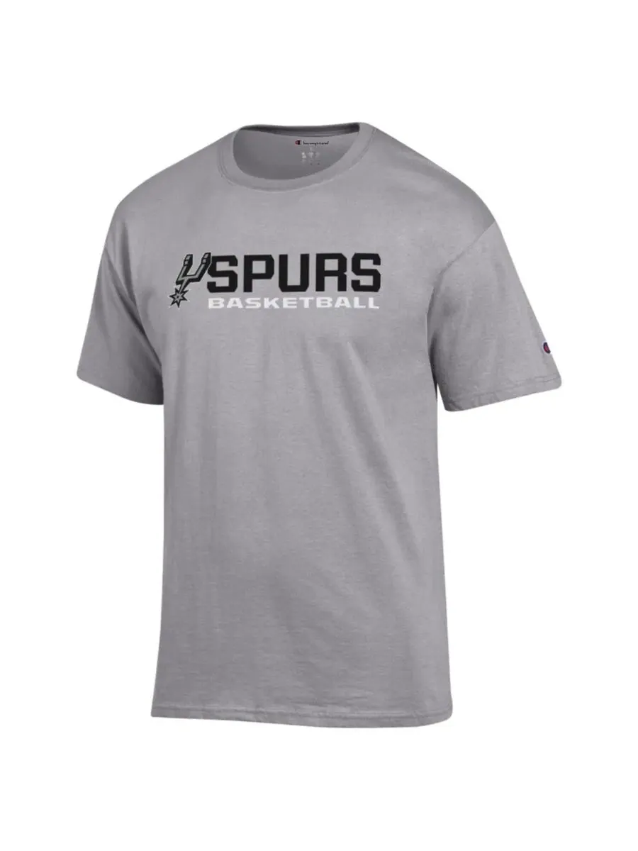 Футболка с принтом San Antonio Spurs Champion — изображение 2 из 3, серый