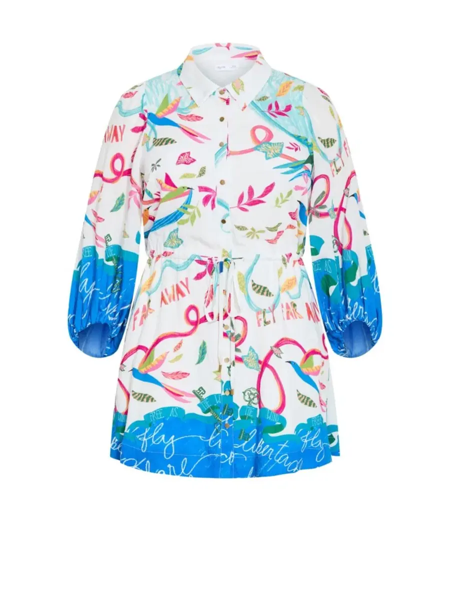 Платье-мини с принтом Tahlia Spirit Print CITY CHIC, Free Spirit — изображение 4 из 5