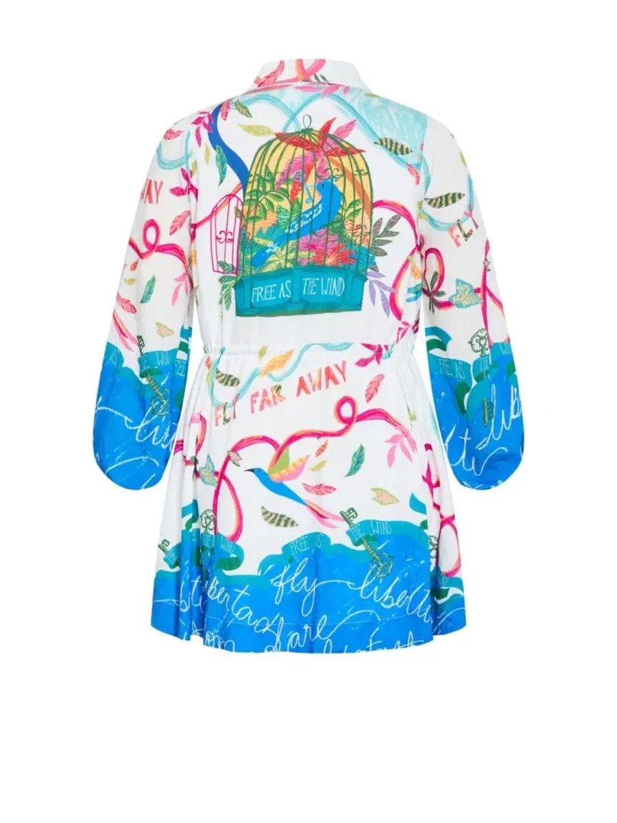 Платье-мини с принтом Tahlia Spirit Print CITY CHIC, Free Spirit — изображение 5 из 5