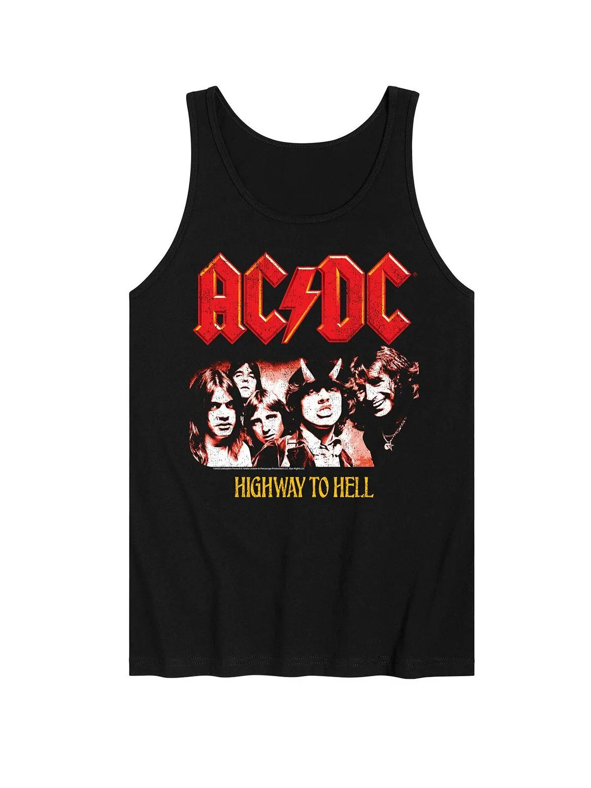 Мужчины acdc highway to hell tank AIRWAVES — изображение 1 из 2, черный
