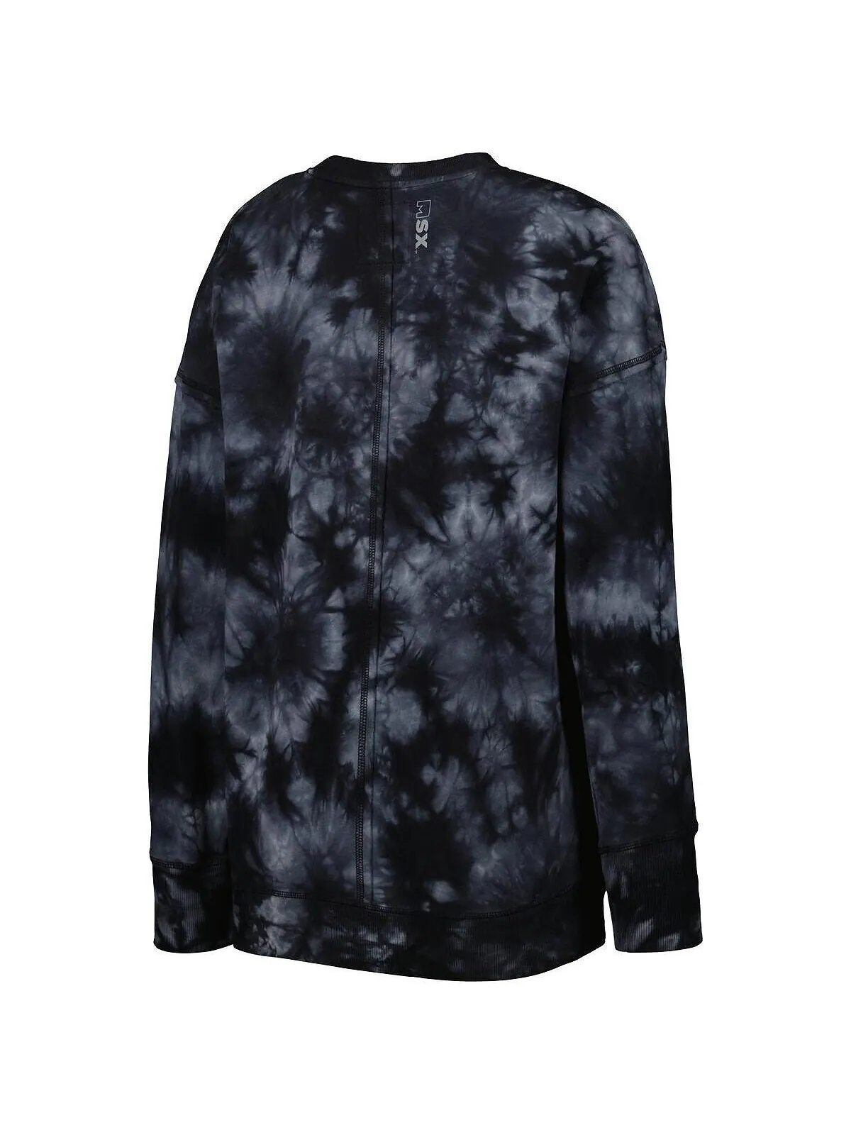 Женский черный три-смесовый пуловер New Orleans Saints Bailey Tie-Dye, свитшот MSX by Michael — изображение 2 из 3