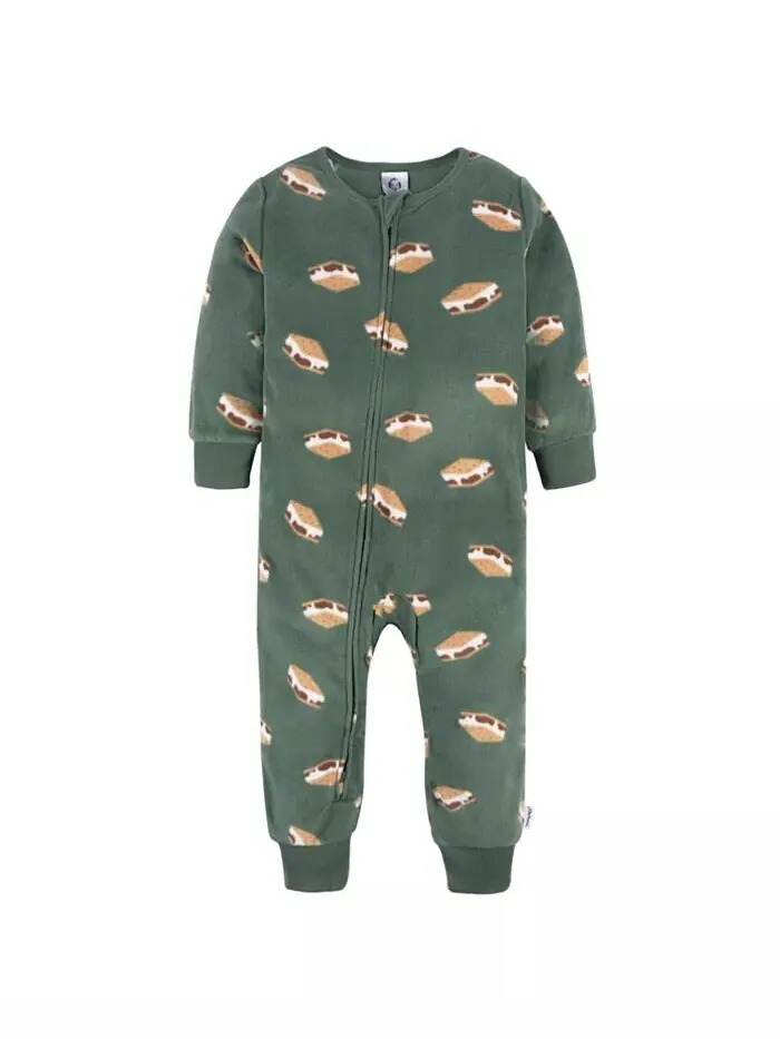 Флисовые пижамы без ног для мальчиков, 3 шт Gerber — изображение 3 из 8