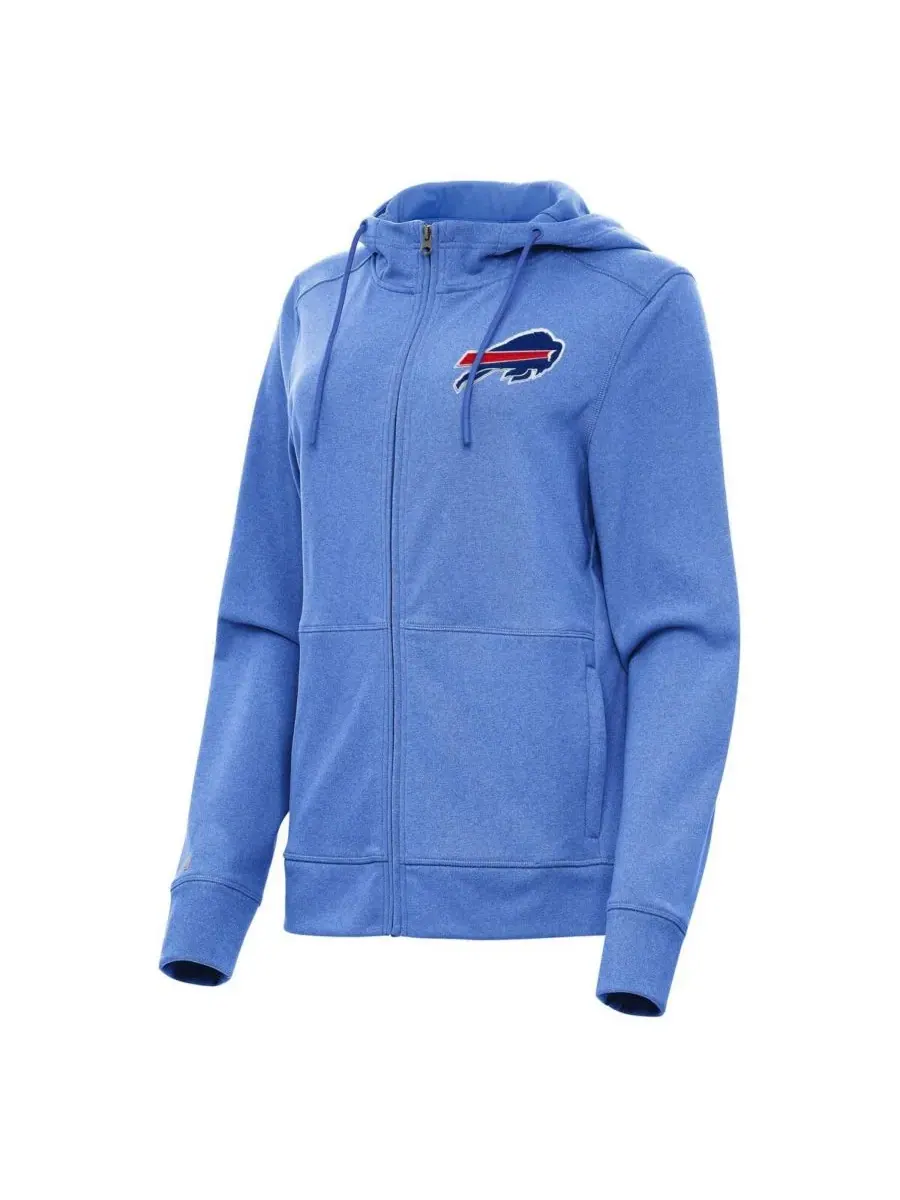 Женская куртка-худи на молнии Heather Royal Buffalo Bills Seeker Antigua — изображение 1 из 1, синий