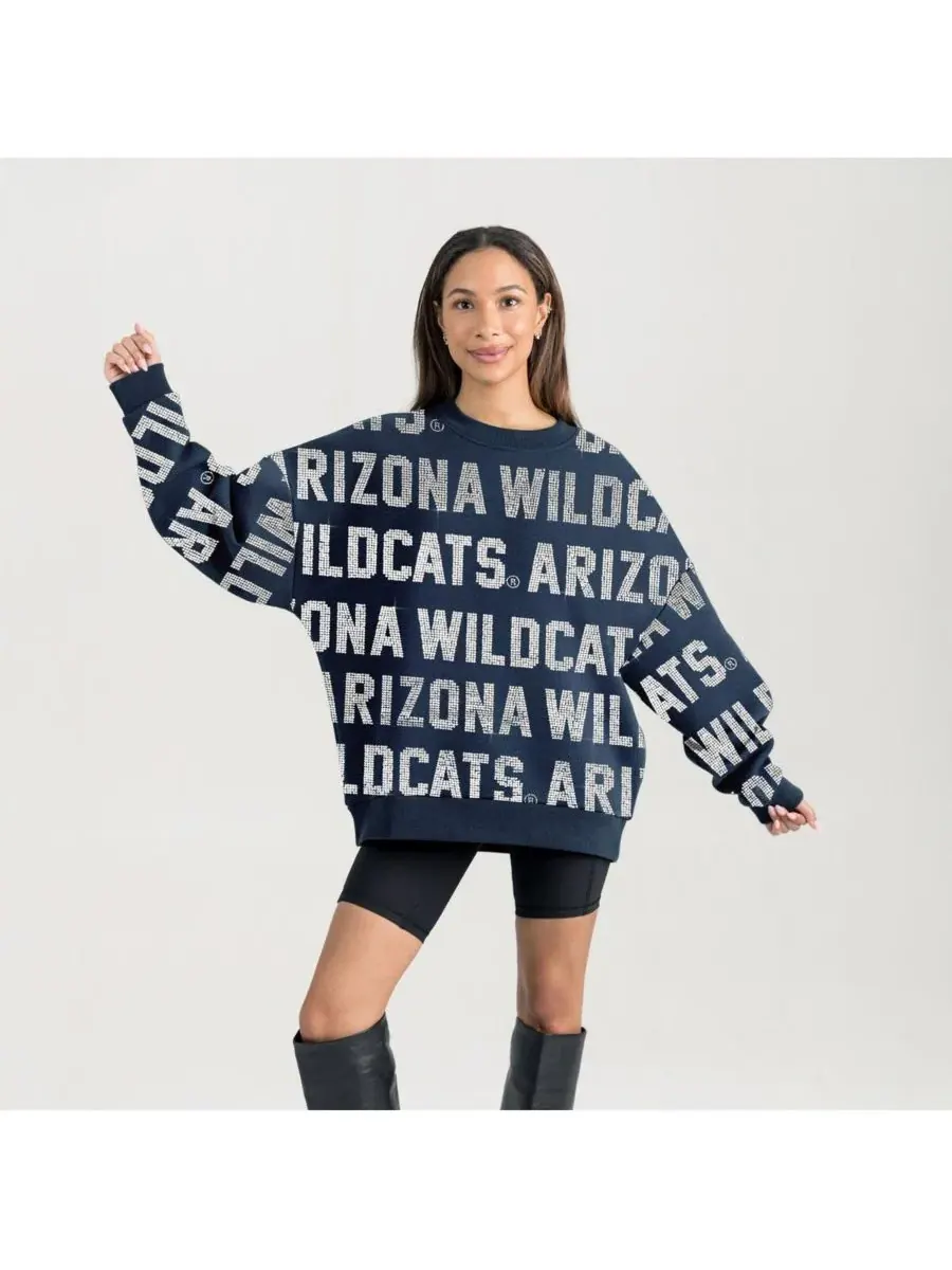 Gameday Couture Женская темно-синяя толстовка Arizona Wildcats Hype Era — изображение 4 из 5, темно-синий