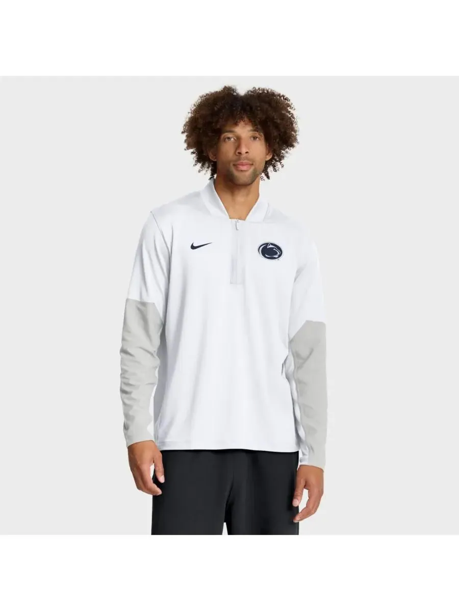 Nike Мужская белая толстовка с капюшоном Penn State Nittany Lions One Goal Performance с — изображение 1 из 5, белый