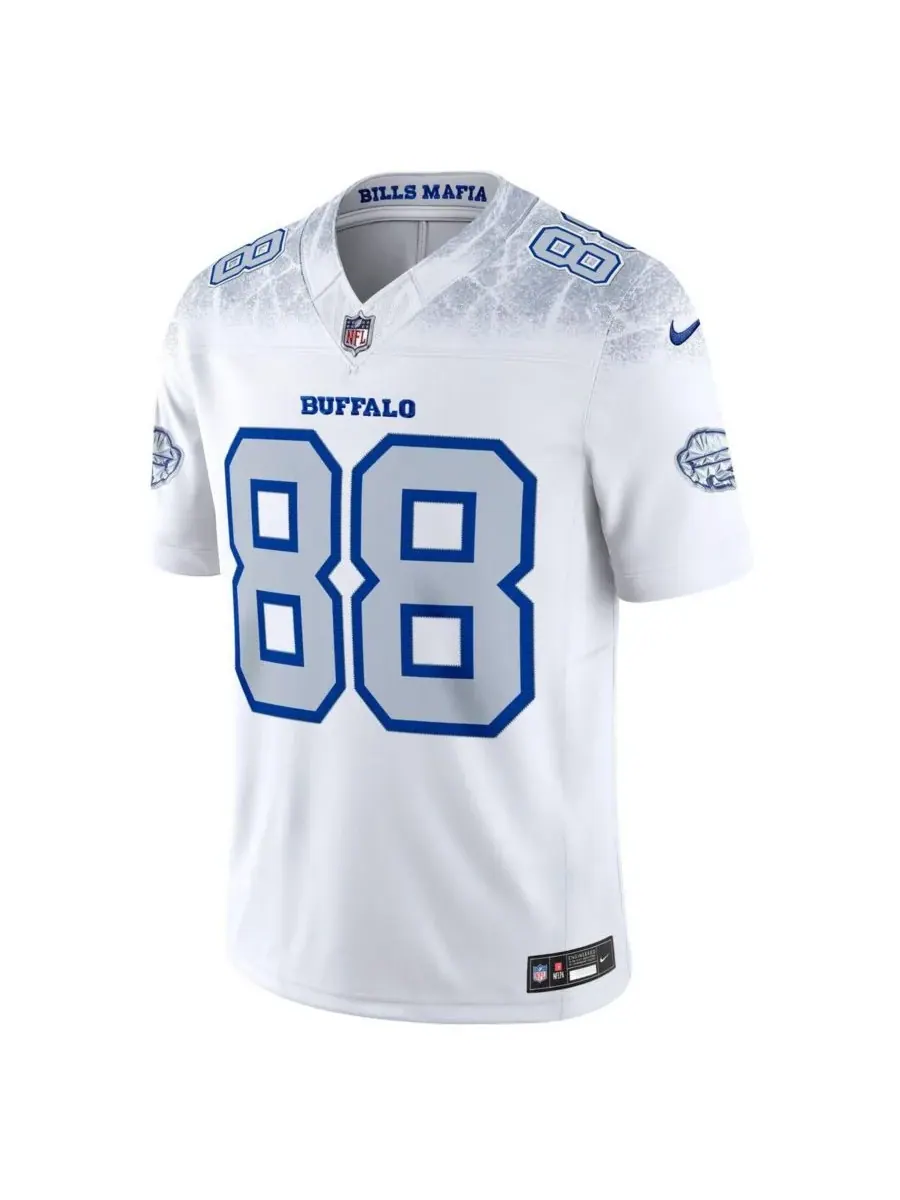 Nike Мужская белая футболка Доусона Нокса из лимитированной коллекции Buffalo Bills 2025 Rivalries — изображение 3 из 3