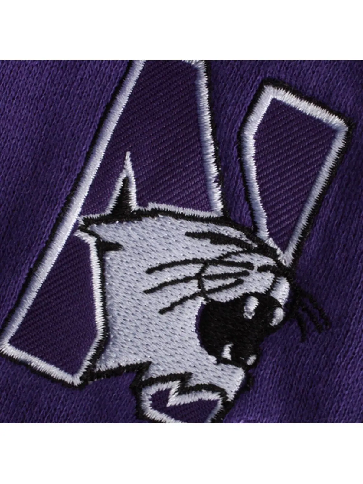 Женская фиолетовая толстовка с молнией во всю длину Northwestern Wildcats с арочным именем Colosseum — изображение 3 из 3