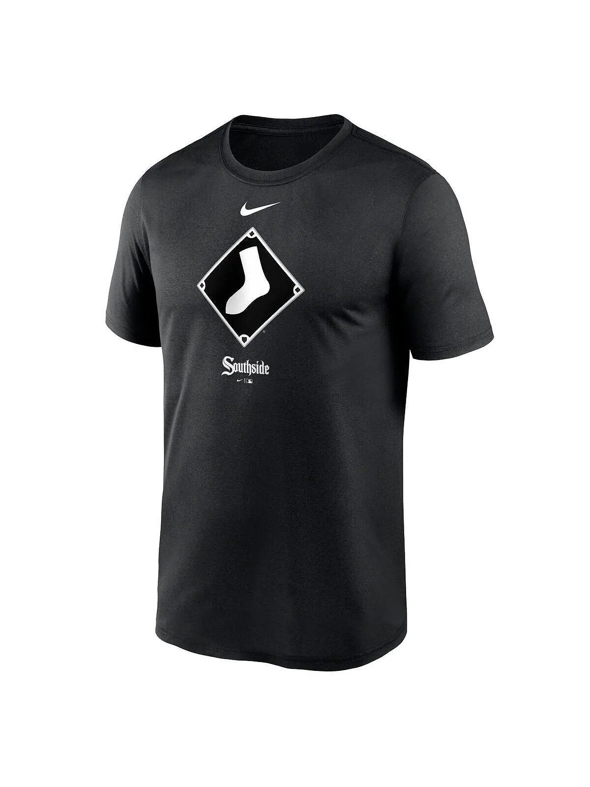 Мужская черная футболка с логотипом Chicago White Sox City Connect Nike — изображение 3 из 3, черный