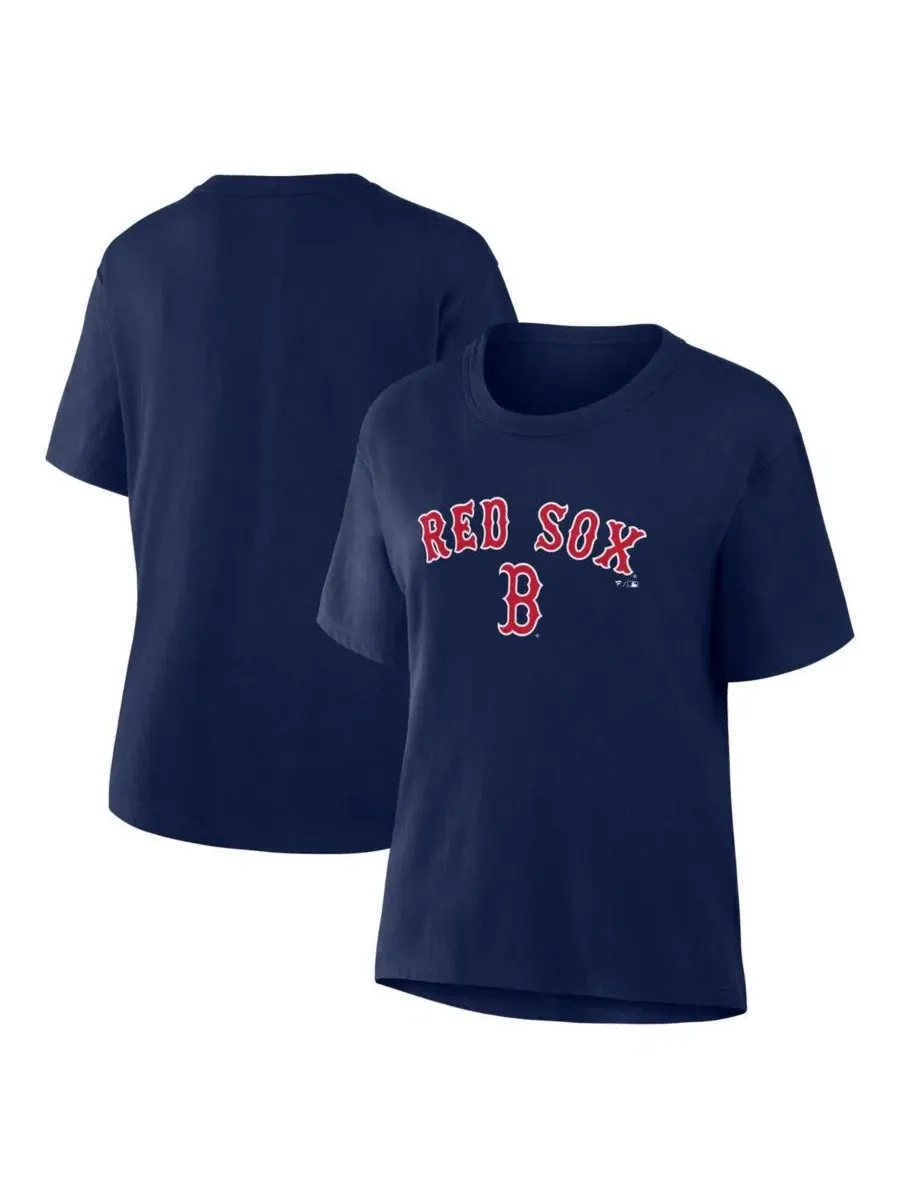 Футболка с принтом Lockup Legacy Boston Red Sox Fanatics — изображение 1 из 3, темно-синий