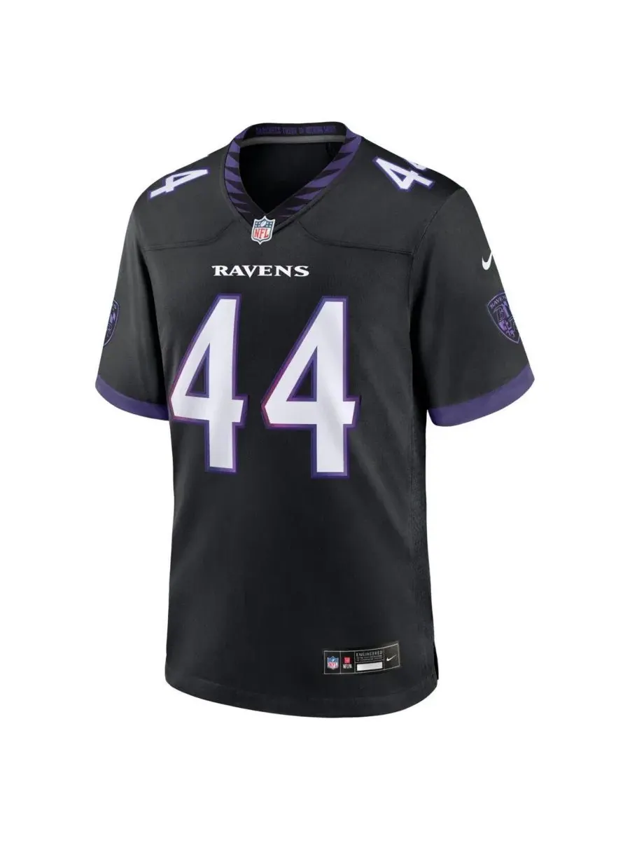Игровая футболка Marlon Humphrey Black Baltimore Ravens Alternate Game Nike — изображение 2 из 3, черный
