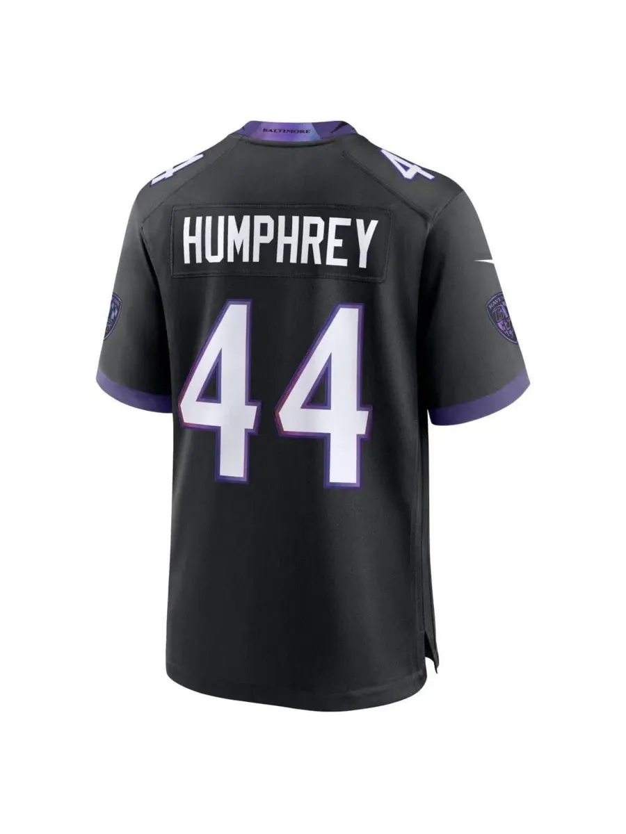 Игровая футболка Marlon Humphrey Black Baltimore Ravens Alternate Game Nike — изображение 3 из 3, черный
