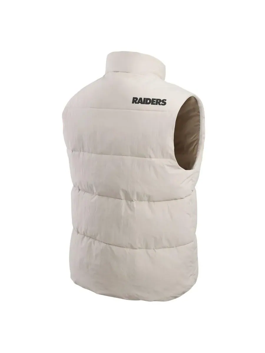 Fanatics Мужской пуховый жилет Darius Rucker Collection кремового цвета с логотипом Las Vegas — изображение 3 из 3, бежевый