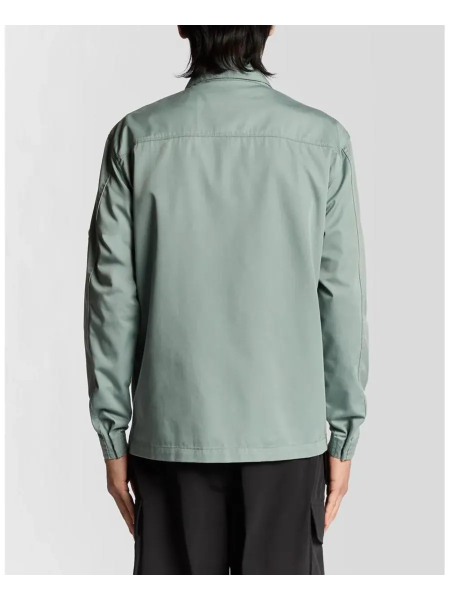 Мужская рубашка с длинными рукавами и множеством карманов Lyle & Scott, Cold Mint — изображение 4 из 8
