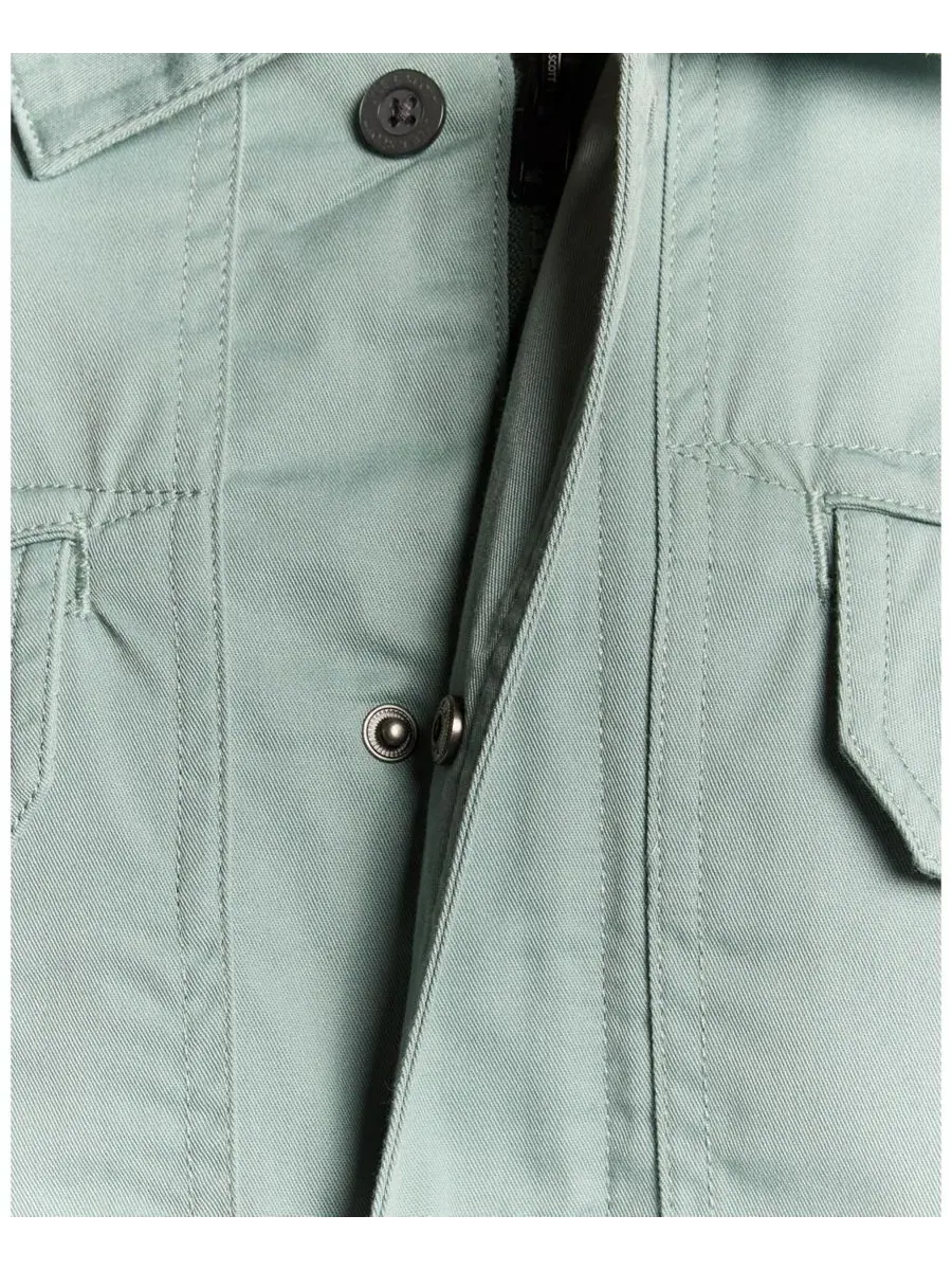Мужская рубашка с длинными рукавами и множеством карманов Lyle & Scott, Cold Mint — изображение 8 из 8