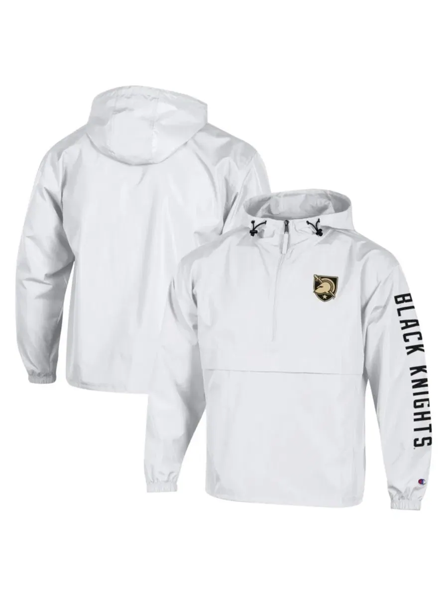 Ветрозащитная куртка-худи на молнии Champion Cloud Packable Half-Zip — изображение 1 из 3, белый