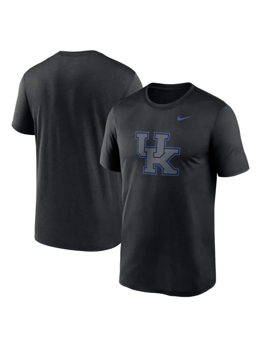 Футболка с принтом Kentucky Wildcats Color Pop Logo Legend Nike — изображение 1 из 3, черный