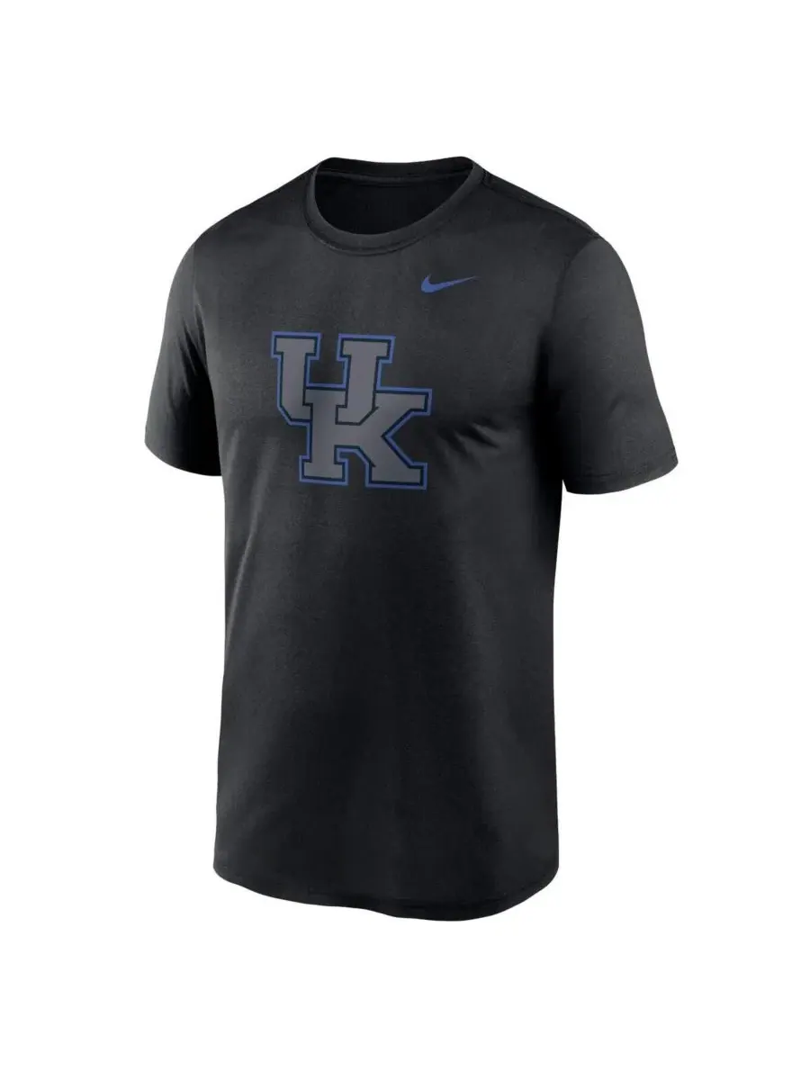 Футболка с принтом Kentucky Wildcats Color Pop Logo Legend Nike — изображение 3 из 3, черный