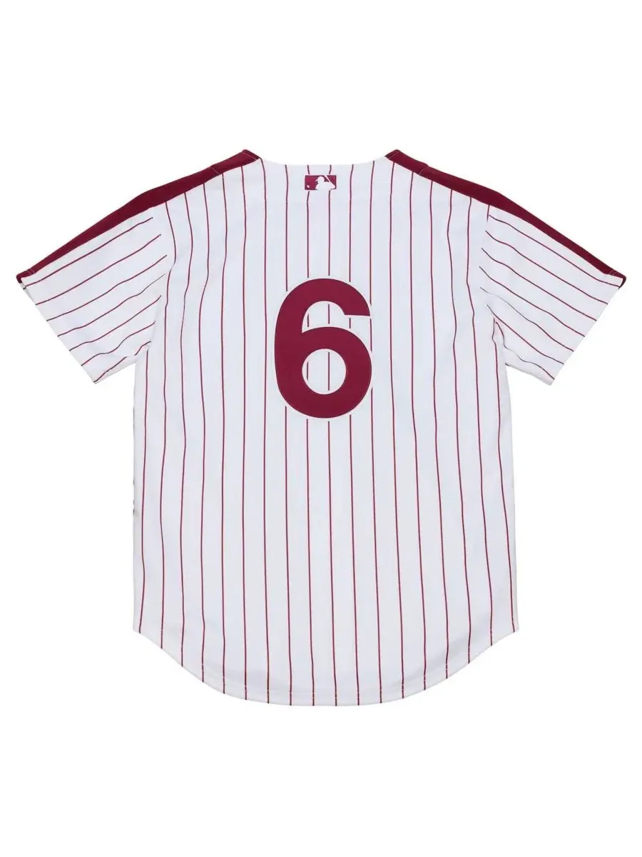 Джерси Mitchell & Ness Philadelphia Phillies 2003 Cooperstown Collection, Jimmy Rollins — изображение 3 из 4, белый