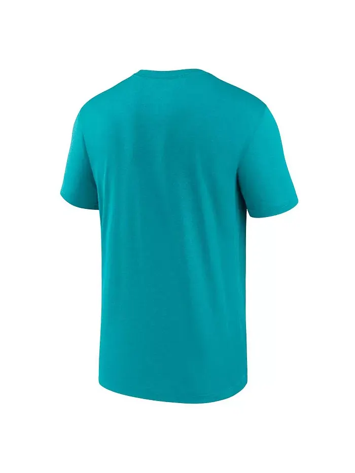 Мужская футболка Aqua Miami Dolphins Legend Logo Performance Nike — изображение 3 из 3