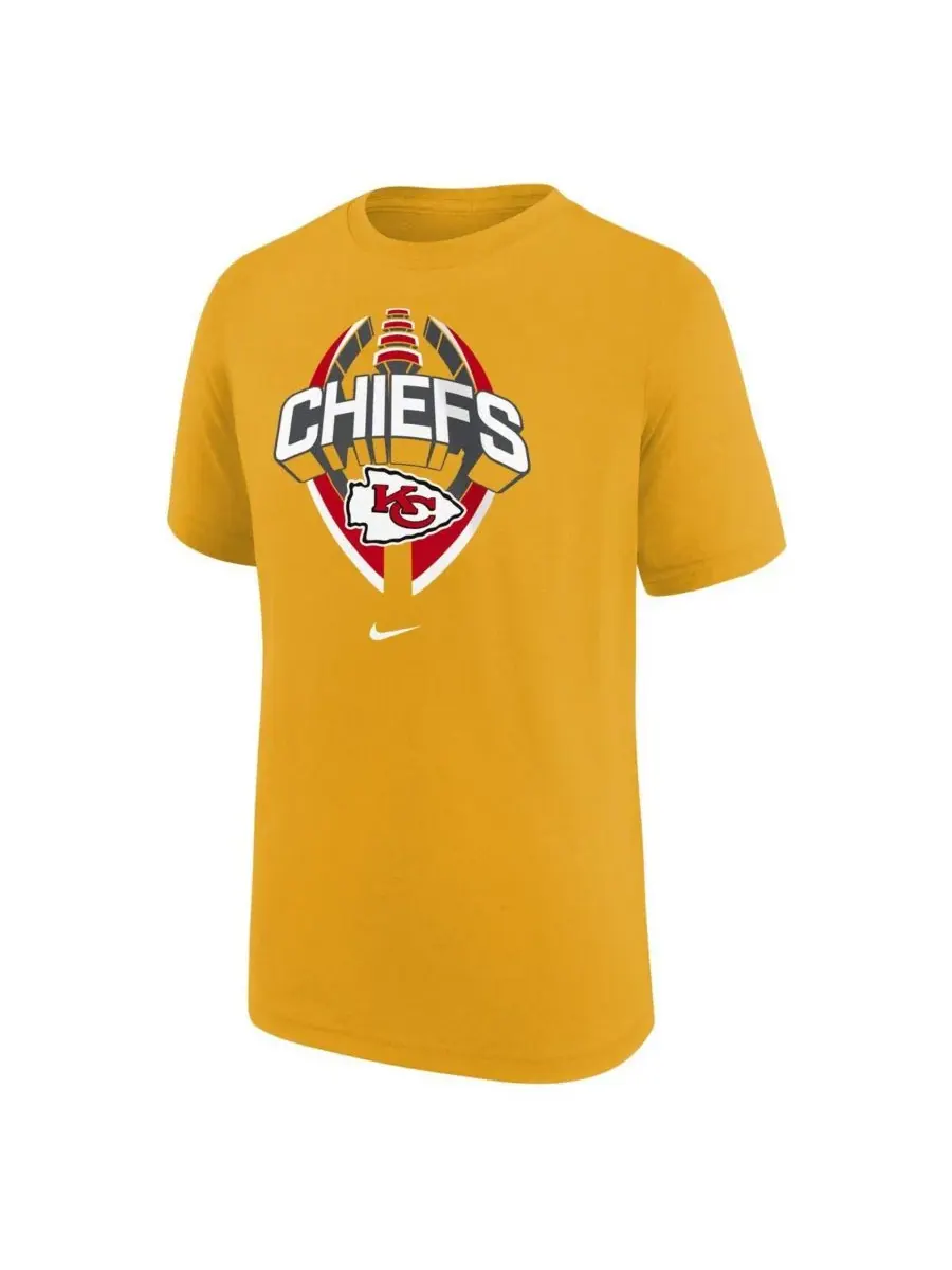 Золотая футболка с изображением легенды и иконы команды Kansas City Chiefs для мальчиков и девочек — изображение 2 из 3