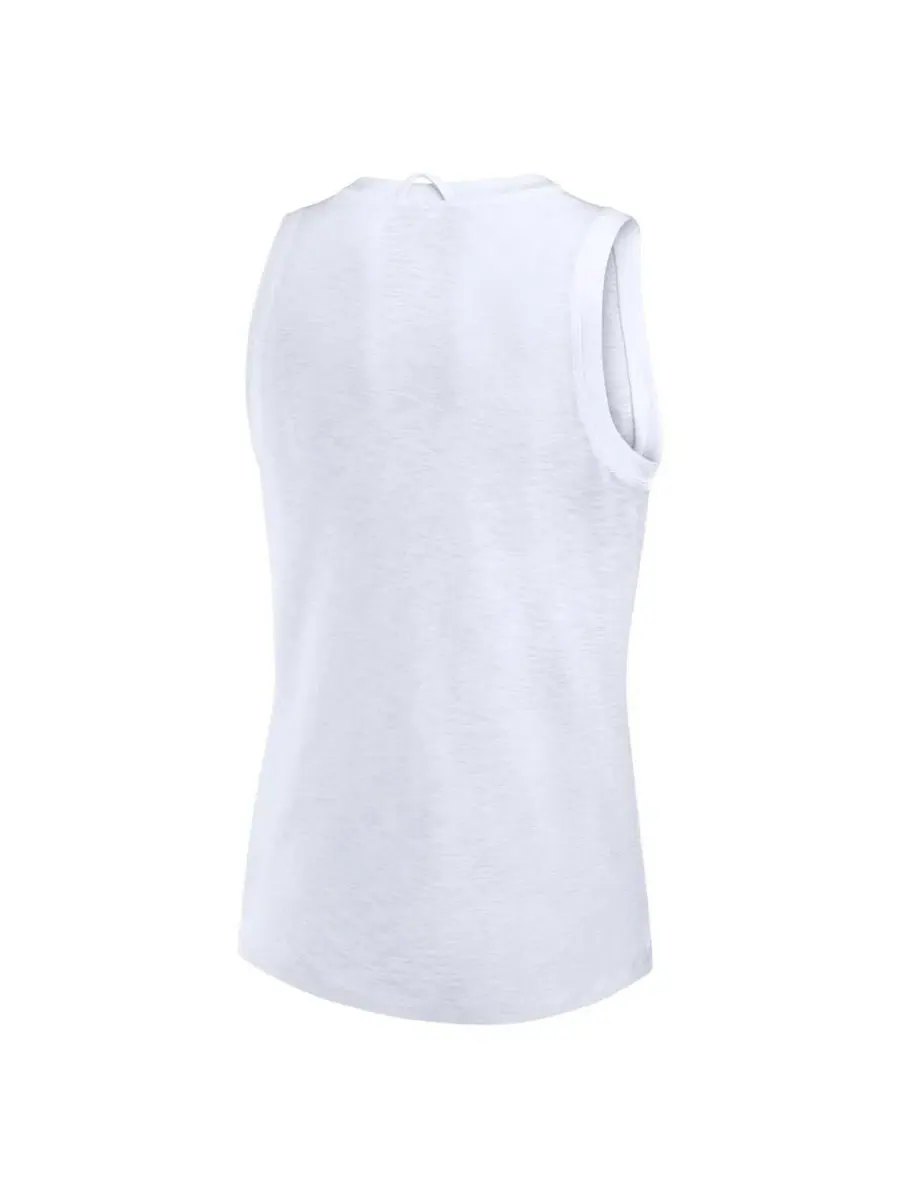 Женская белая майка Colorado Avalanche Slub Tank Top Fanatics — изображение 3 из 3, белый