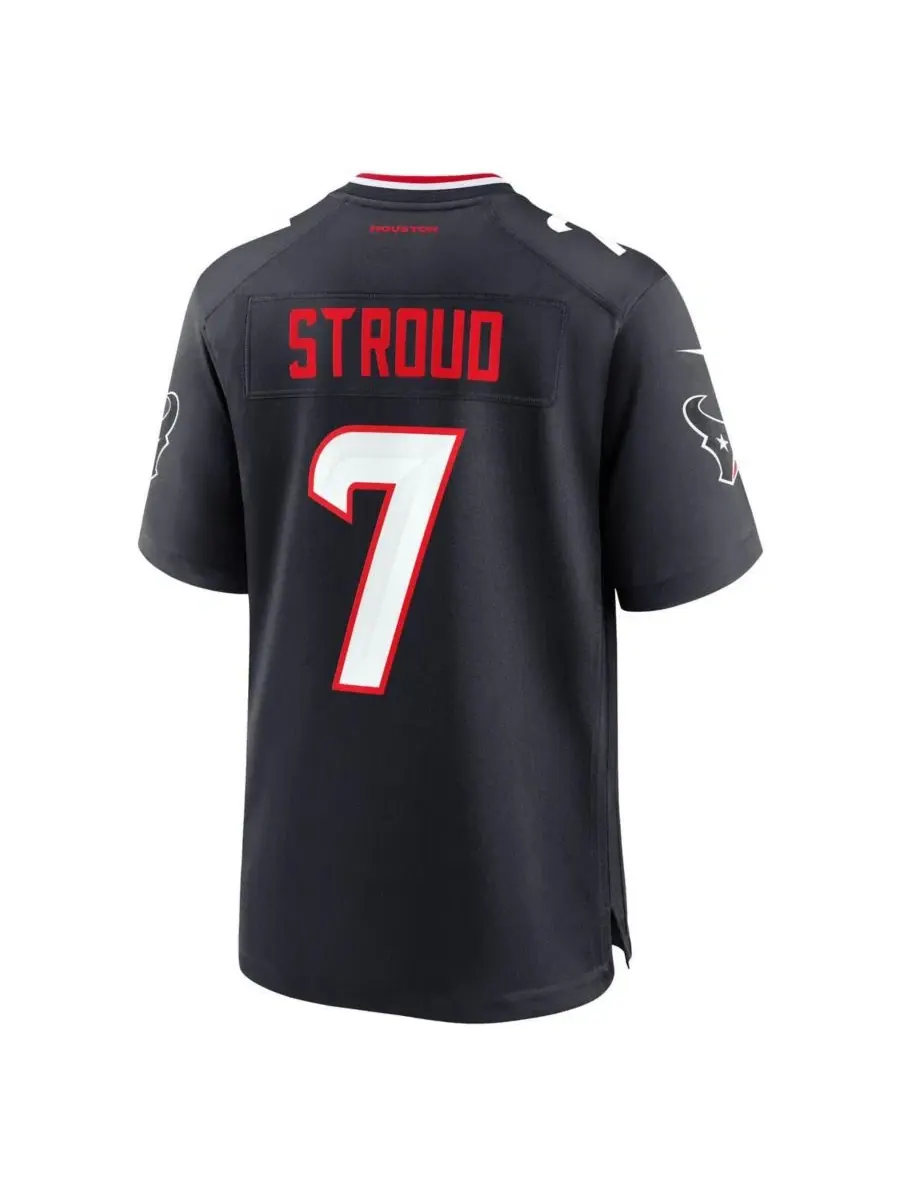 Футболка Nike C.J. Stroud Game Jersey — изображение 2 из 3, темно-синий