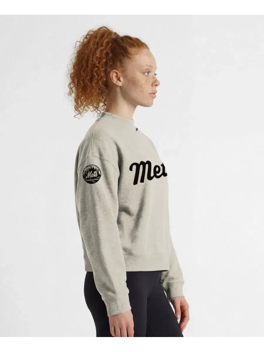 Свитшот женский с принтом Triumph Tri-Blend Fleece Champion — изображение 4 из 5, серый