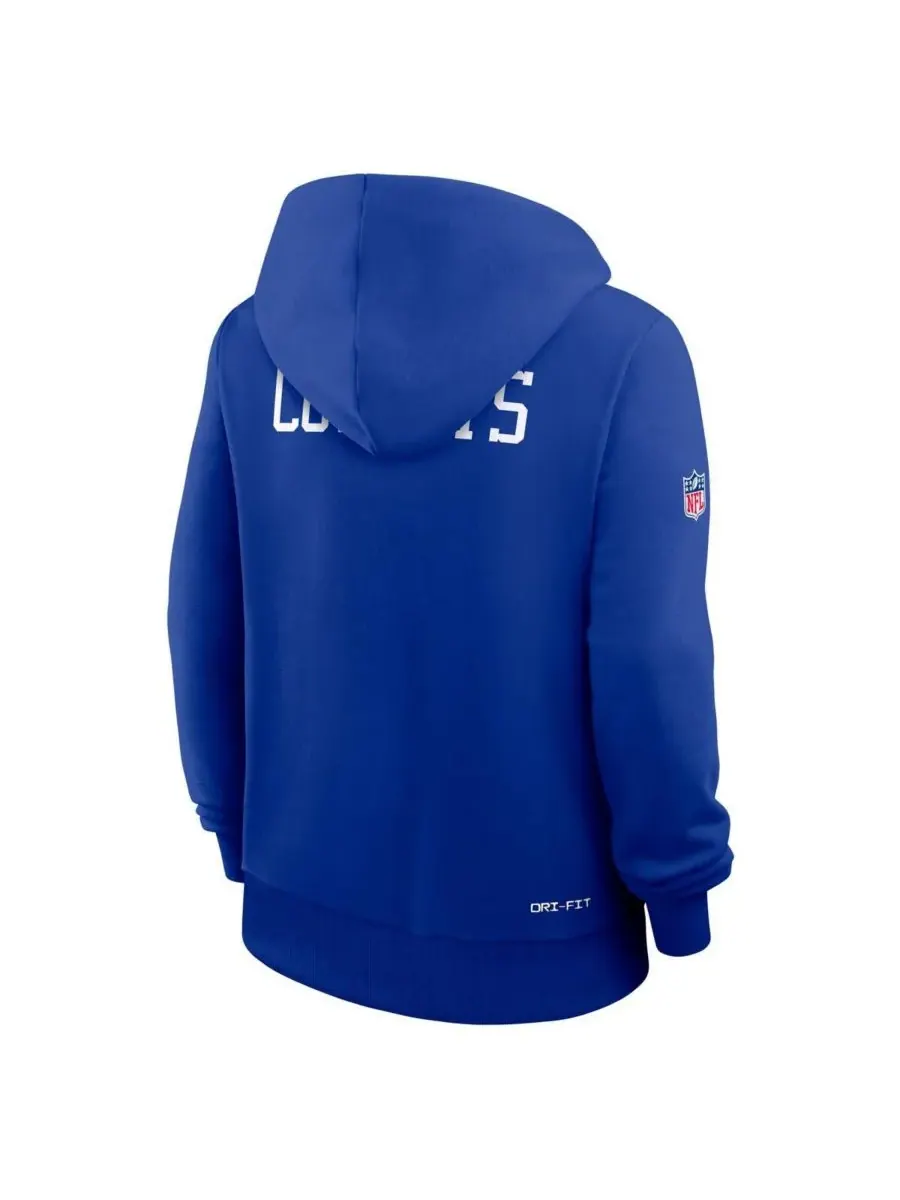 Женская толстовка Royal Dallas Cowboys Throwback Sideline Standard Issue Dri-FIT Nike — изображение 4 из 4, королевский