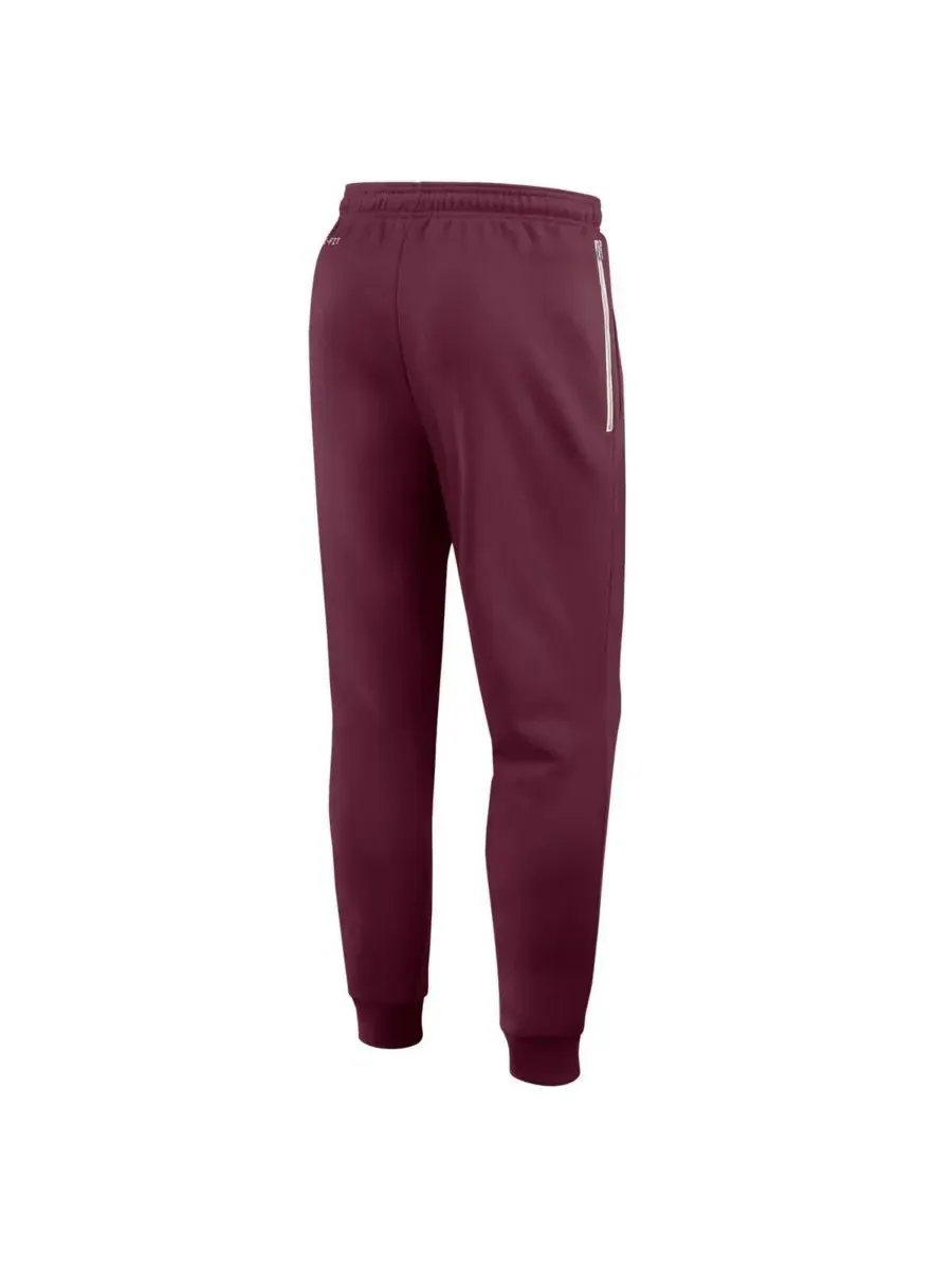 Nike Мужские бордовые спортивные брюки Virginia Tech Hokies 2025 Sideline Performance Taper Pants — изображение 2 из 3