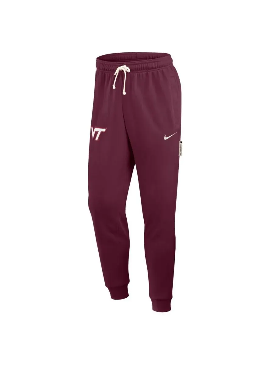 Nike Мужские бордовые спортивные брюки Virginia Tech Hokies 2025 Sideline Performance Taper Pants — изображение 3 из 3