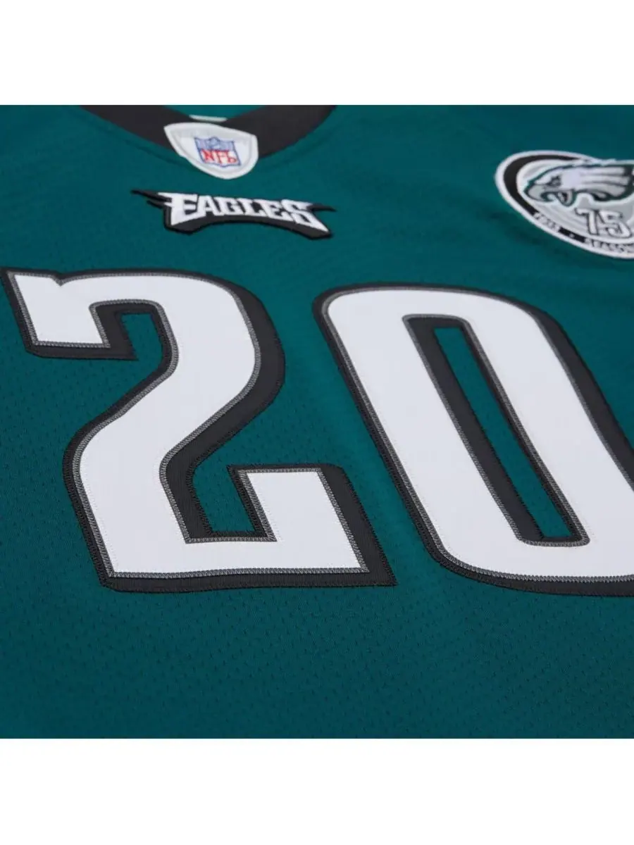 Mitchell & Ness Мужская зеленая футболка Брайана Докинса, игрока команды Philadelphia Eagles 2007 — изображение 4 из 5