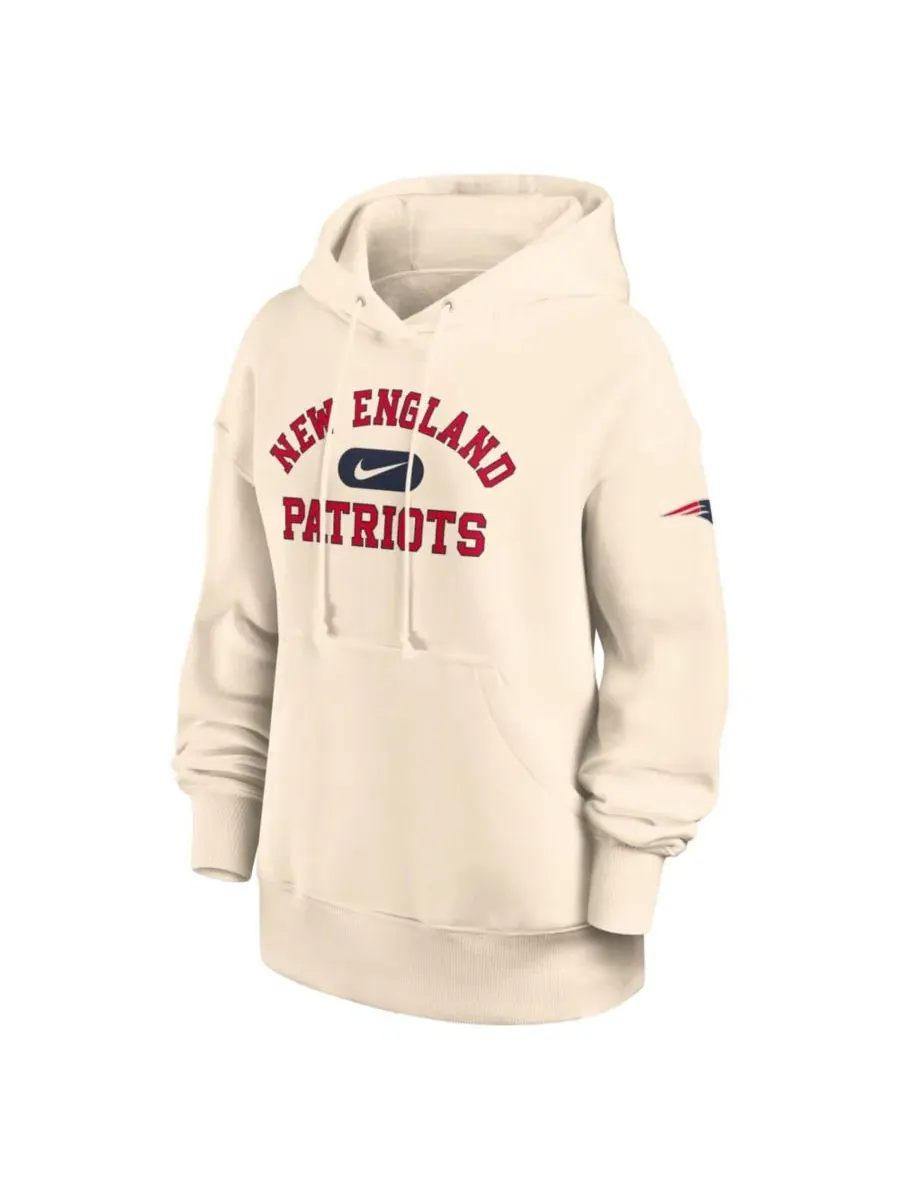 Худи оверсайз с капюшоном Legacy Phoenix New England Patriots Nike — изображение 2 из 3, прозрачный