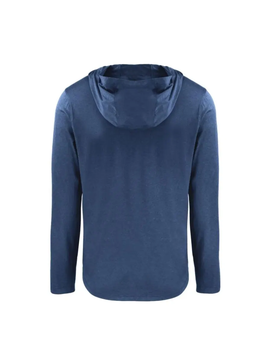 Худи с капюшоном с принтом Chicago Cubs Coastline Epic Comfort Eco Hoodie Cutter & Buck — изображение 2 из 3, темно-синий