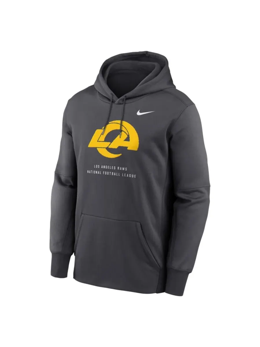 Худи Therma-FIT с принтом Los Angeles Rams Toss Sweep Nike — изображение 1 из 2, темно-серый