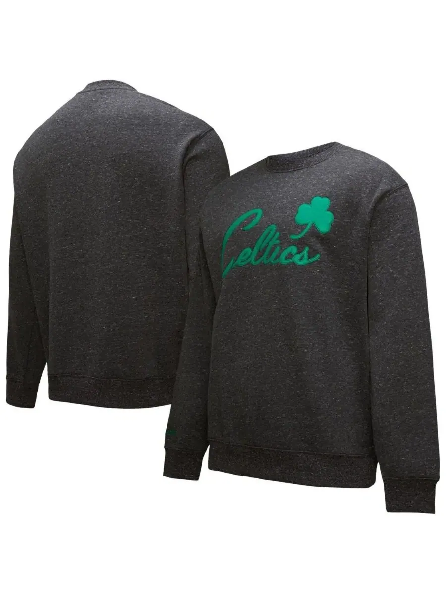 Свитшот с вышивкой Snow Washed Long Sleeve Mitchell & Ness — изображение 1 из 5, черный