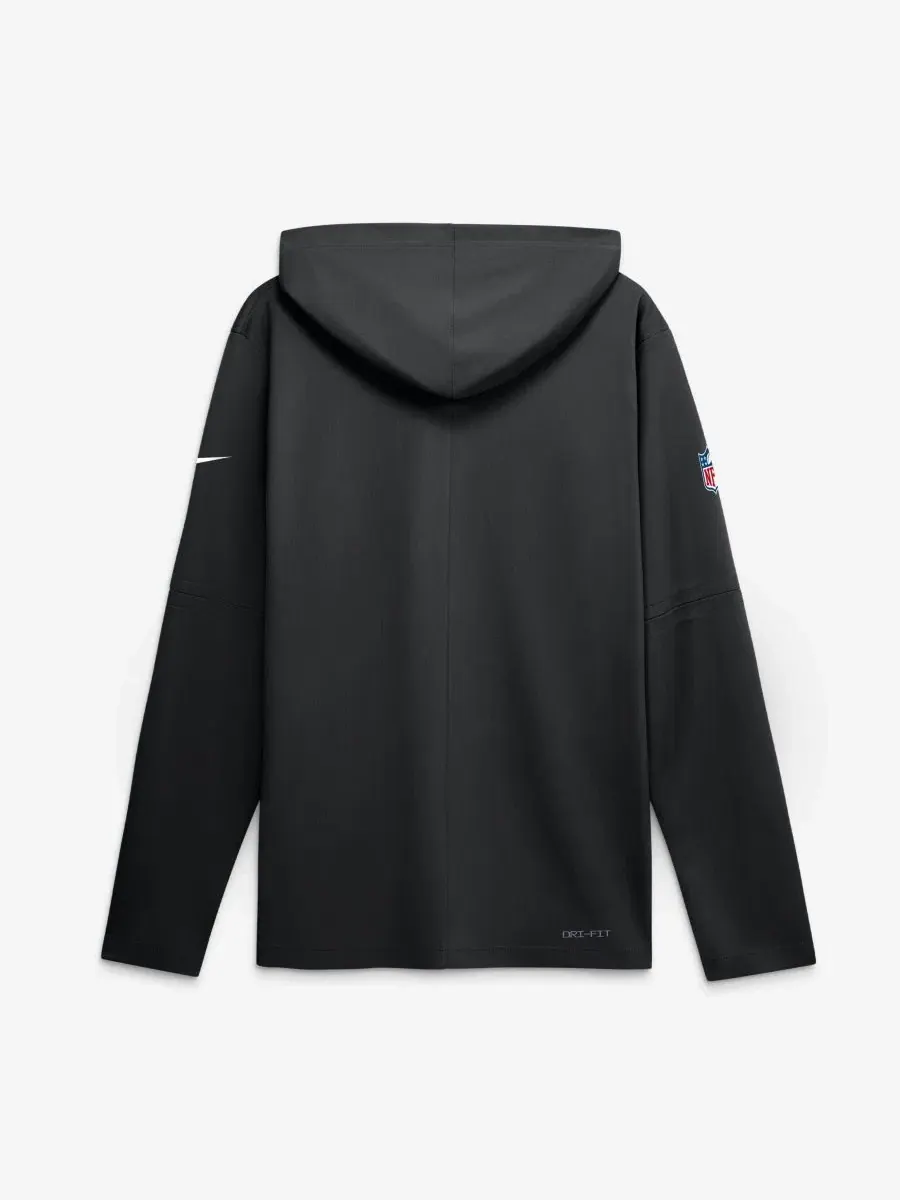 Легкая худи-футболка с длинным рукавом Nike Black Gold, Pittsburgh Steelers — изображение 2 из 2, черный золотистый