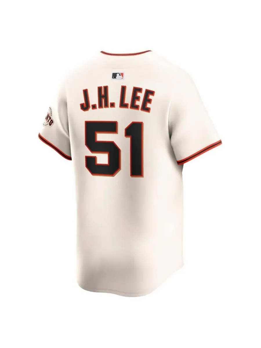Nike Мужская кремовая домашняя футболка команды San Francisco Giants, выпущенная ограниченным — изображение 2 из 3, бежевый