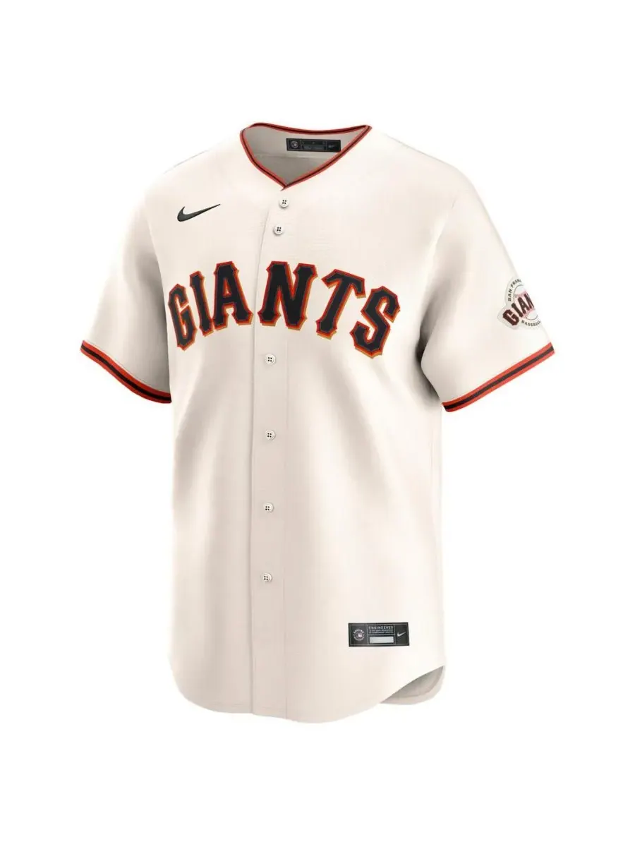 Nike Мужская кремовая домашняя футболка команды San Francisco Giants, выпущенная ограниченным — изображение 3 из 3, бежевый