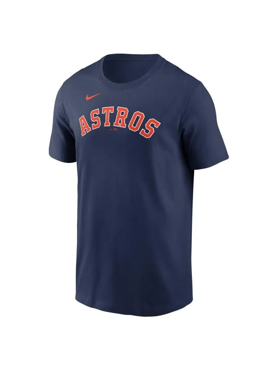 Nike Мужская футболка Cam Smith темно-синего цвета с номером игрока команды Houston Astros — изображение 2 из 3, темно-синий