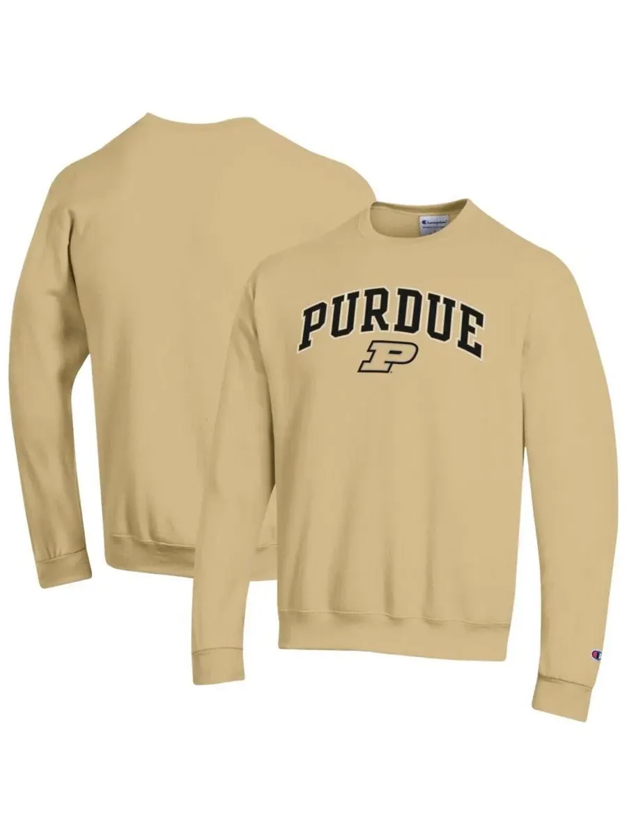 Свитшот с принтом Arch Over Logo Purdue Boilermakers Champion — изображение 1 из 3, золото