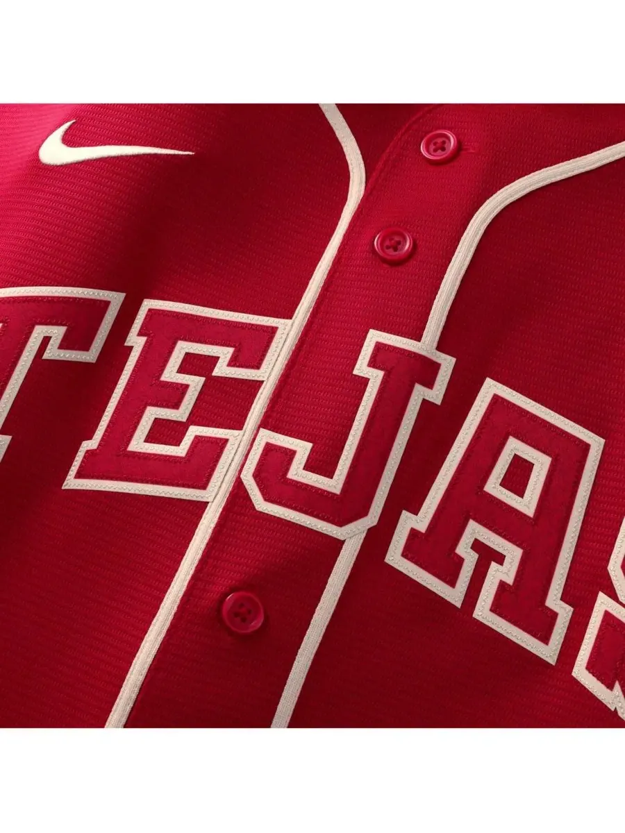 Джерси с коротким рукавом Joc Pederson Red Texas Rangers 2026 City Connect Stadium Nike — изображение 5 из 7, красный