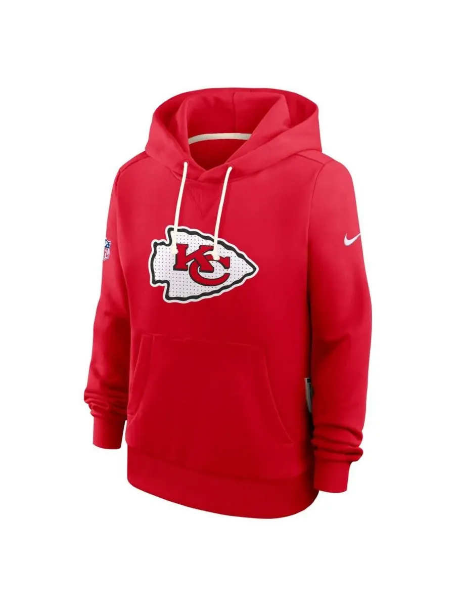 Nike Женская красная толстовка Kansas City Chiefs Sideline Standard Issue Initial Home Dri-FIT — изображение 4 из 4, красный