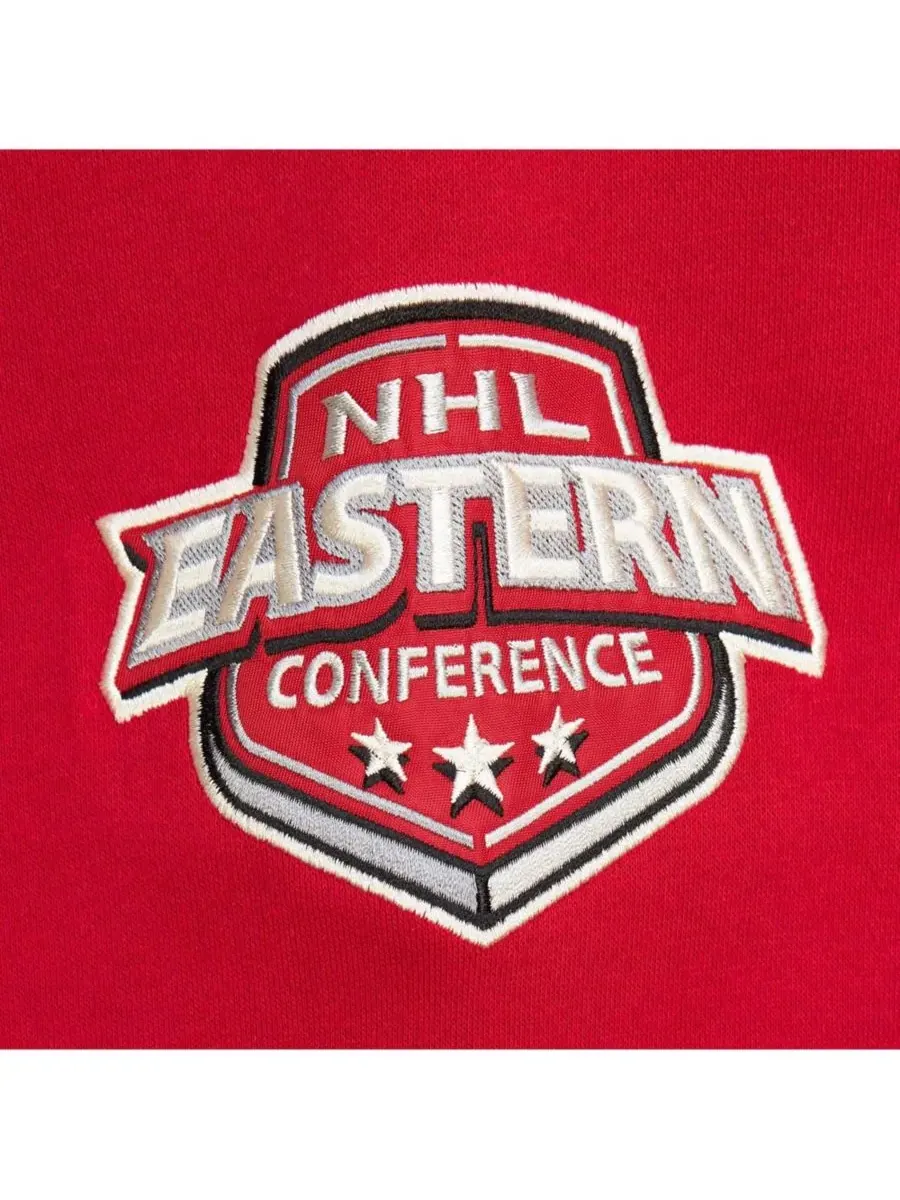 Mitchell & Ness Женская красная толстовка Detroit Red Wings Heritage на шнуровке — изображение 4 из 5, красный